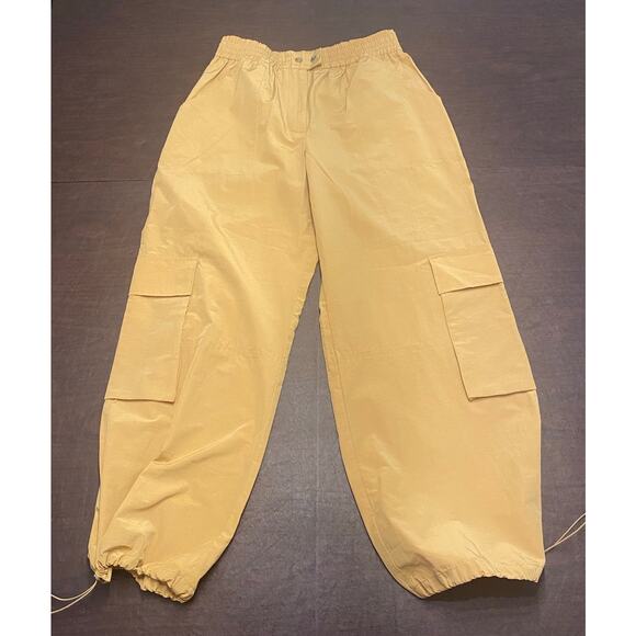 Anthropologie Pilcro Pull-On Cargo Pants Bronze M NWT Gorpcore - Picture 1 of 11